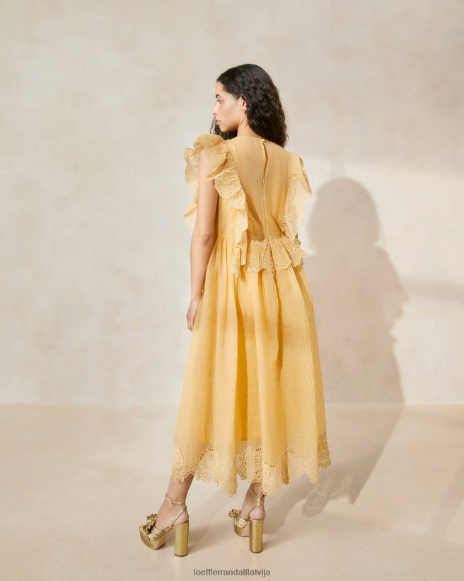 sievietes naomi izšūta ķemmīša kleita kāpa Loeffler Randall drēbes PJ4VVD192