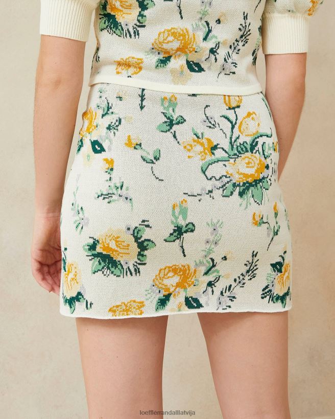 sievietes connie žakarda mini svārki nova ziedu Loeffler Randall drēbes PJ4VVD245