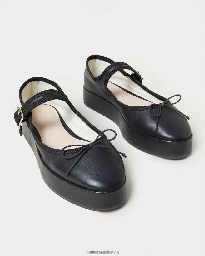 sievietes Leah platforma Mērija Džeina melns Loeffler Randall kurpes PJ4VVD297