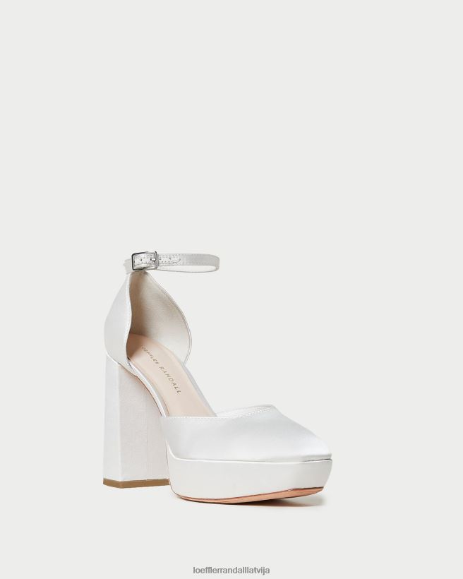 sievietes Selina slēgtā pirksta platforma krēms Loeffler Randall kurpes PJ4VVD52