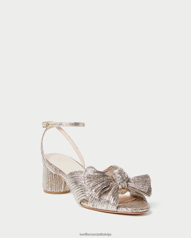 sievietes dālijas kroku priekšgala papēdis šampanietis Loeffler Randall kurpes PJ4VVD53