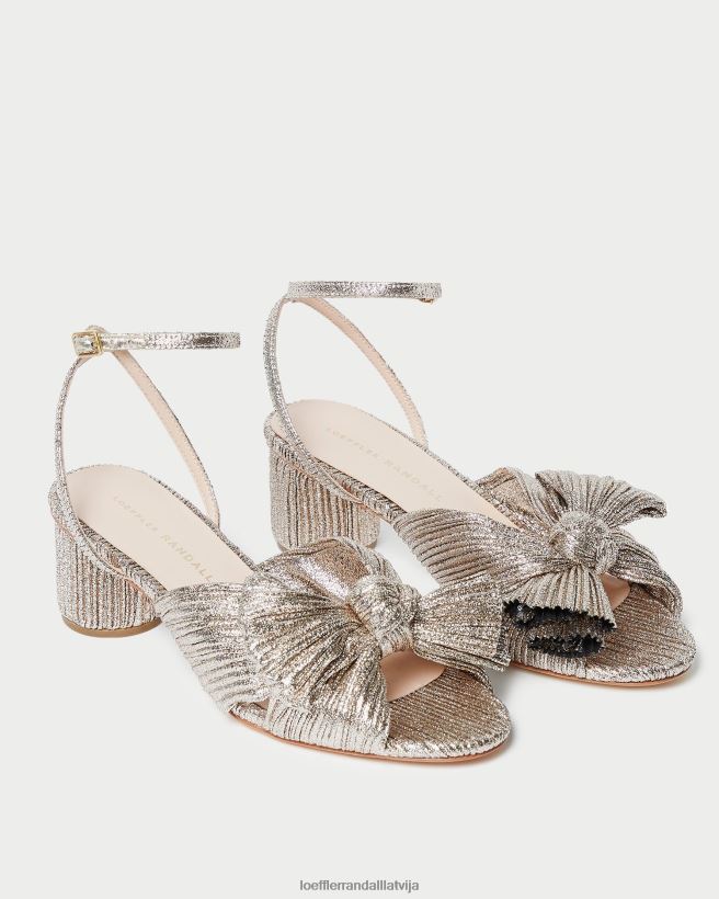 sievietes dālijas kroku priekšgala papēdis šampanietis Loeffler Randall kurpes PJ4VVD53