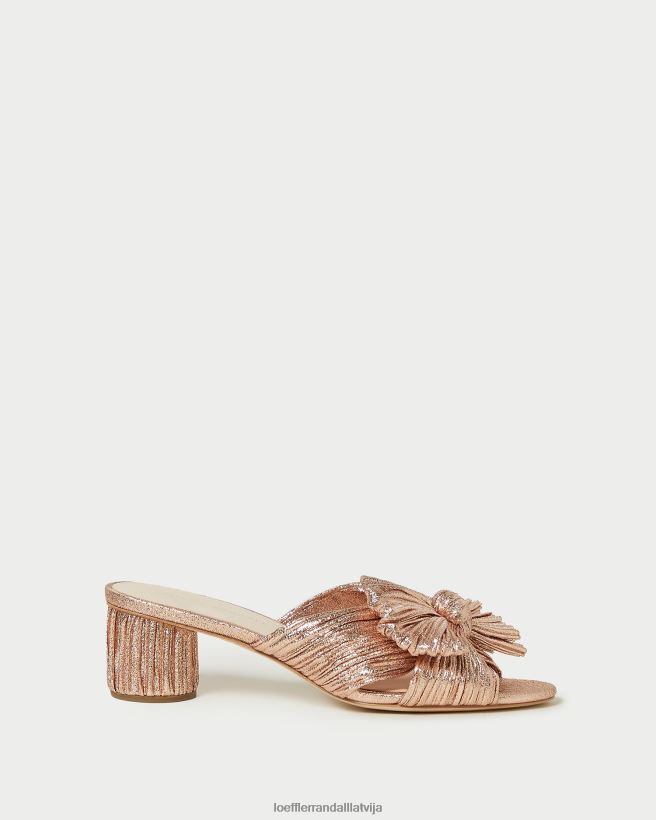 sievietes emīlija kroku loka papēdis kāpa Loeffler Randall kurpes PJ4VVD63