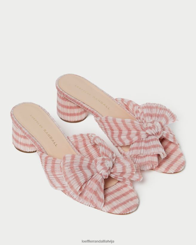 sievietes emīlijas priekšgala papēdis maigi rozā gingham Loeffler Randall kurpes PJ4VVD79