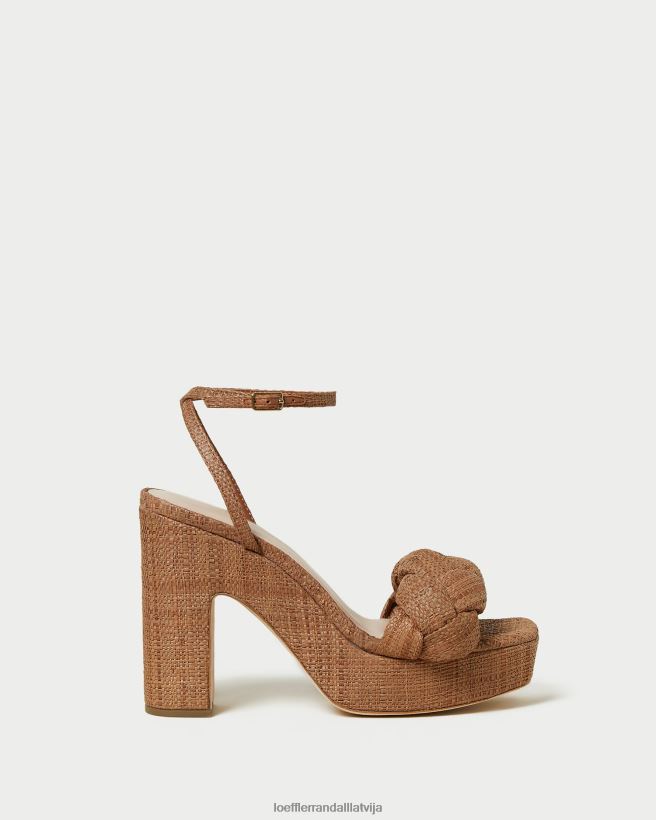 sievietes fae platformas papēdis brūns Loeffler Randall kurpes PJ4VVD56