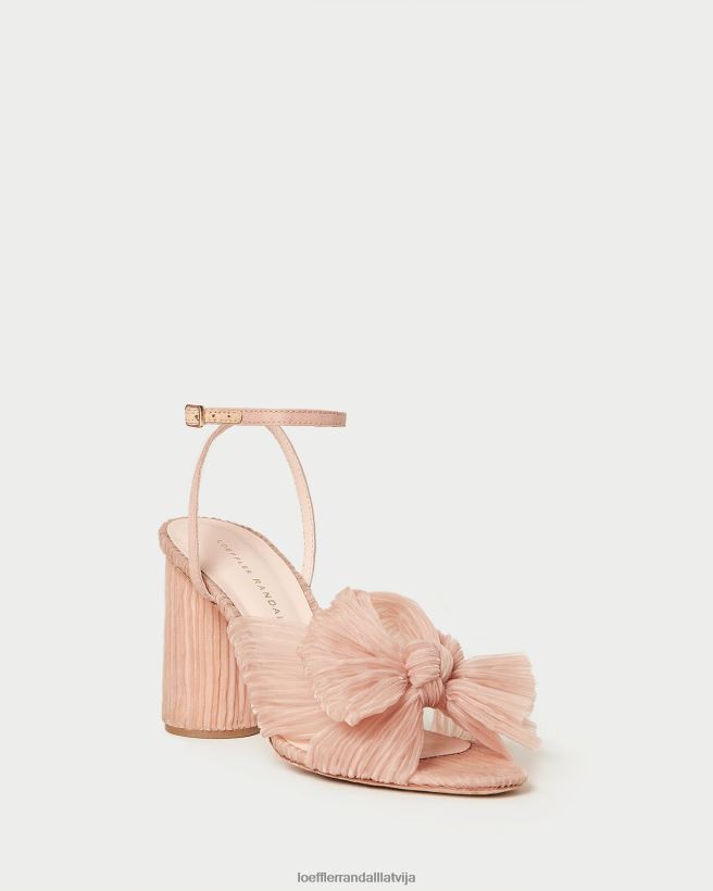 sievietes kamēlijas kroku loka papēdis skaistums Loeffler Randall kurpes PJ4VVD11