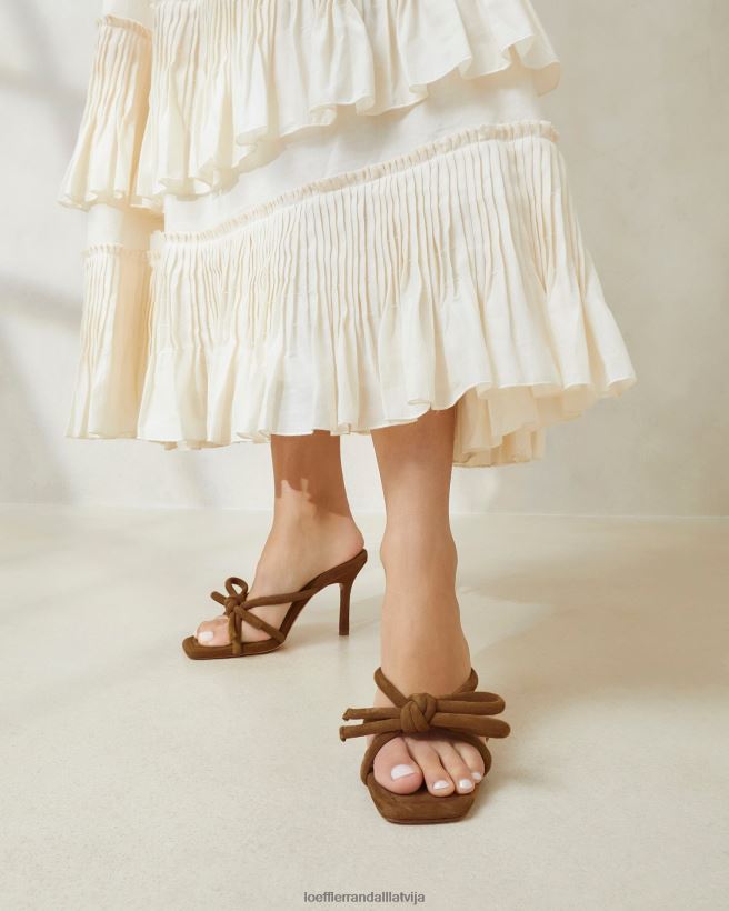 sievietes margi priekšgala papēdis kakao Loeffler Randall kurpes PJ4VVD46
