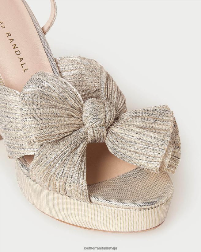 sievietes natalia platformas priekšgala papēdis platīns Loeffler Randall kurpes PJ4VVD16