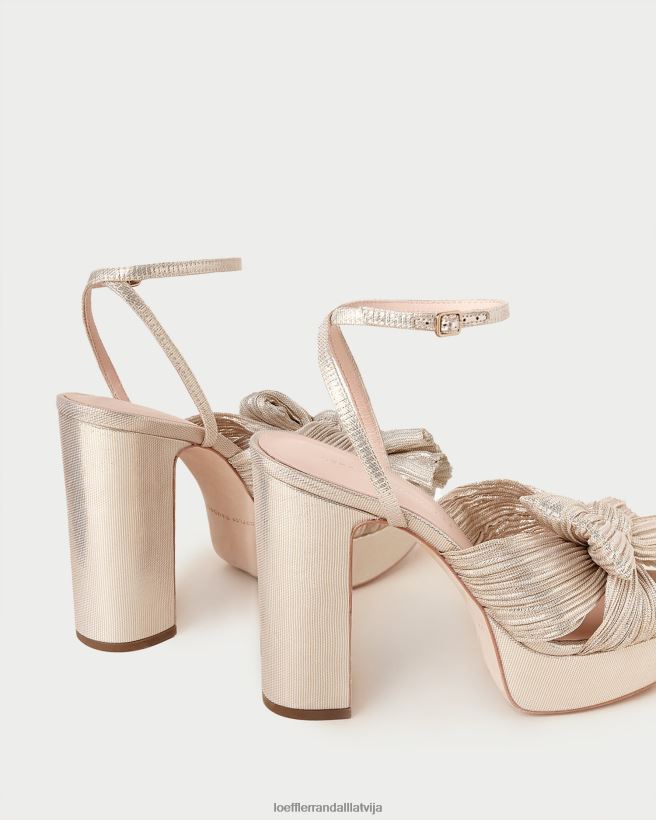 sievietes natalia platformas priekšgala papēdis platīns Loeffler Randall kurpes PJ4VVD16
