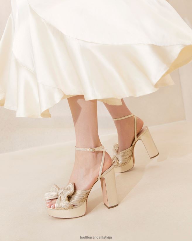 sievietes natalia platformas priekšgala papēdis platīns Loeffler Randall kurpes PJ4VVD16