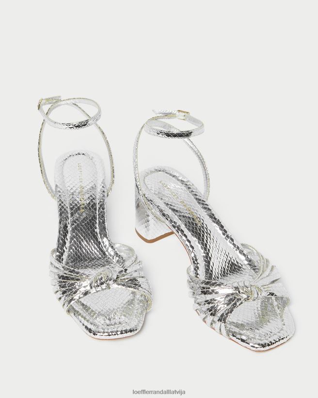 sievietes olivia mezgls vidus papēdis Sudrabs Loeffler Randall kurpes PJ4VVD74