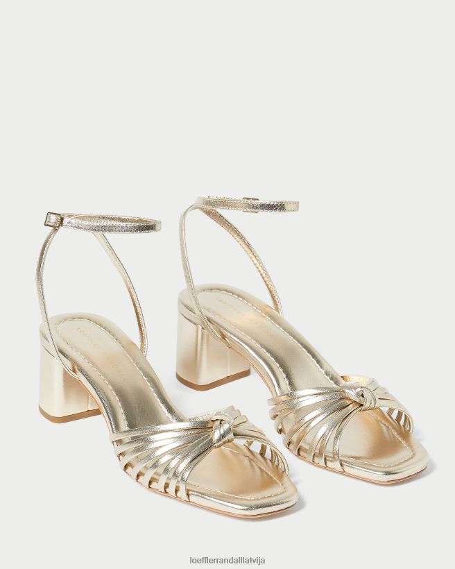 sievietes olivia mezgls vidus papēdis šampanietis Loeffler Randall kurpes PJ4VVD51