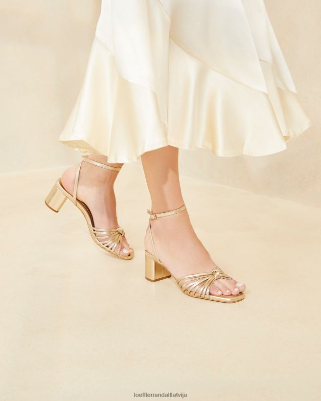 sievietes olivia mezgls vidus papēdis šampanietis Loeffler Randall kurpes PJ4VVD51
