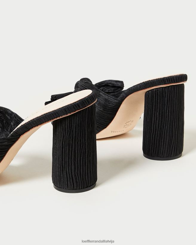 sievietes penss kroku priekšgala papēdis melns Loeffler Randall kurpes PJ4VVD43