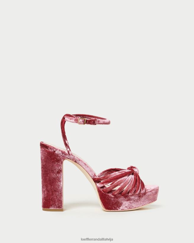 sievietes rivka knot platformas sandales tējas roze Loeffler Randall kurpes PJ4VVD48