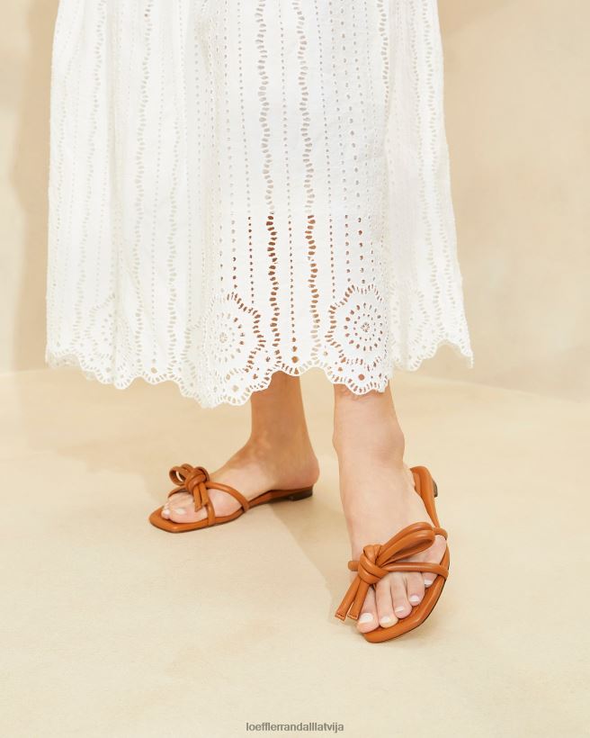 sievietes Hadlija brūnā bantīte kokmateriāli Loeffler Randall kurpes PJ4VVD119