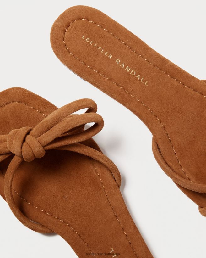 sievietes Hadlija priekšgala sandales kakao Loeffler Randall kurpes PJ4VVD105