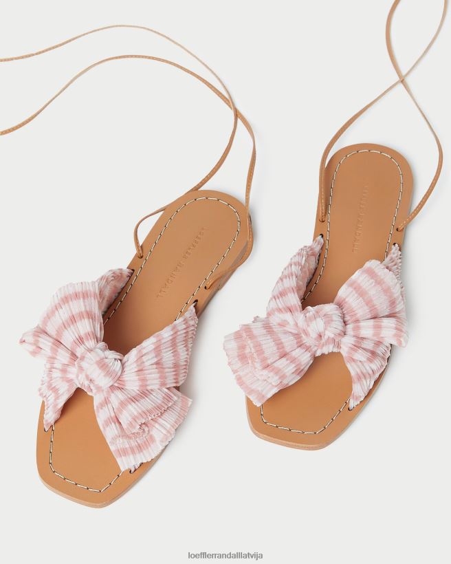 sievietes peoniju loka slidkalniņš maigi rozā gingham Loeffler Randall kurpes PJ4VVD131