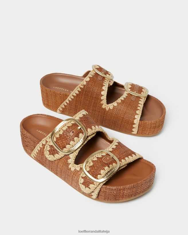 sievietes theo brūnas sandales cuona/dabisks Loeffler Randall kurpes PJ4VVD121