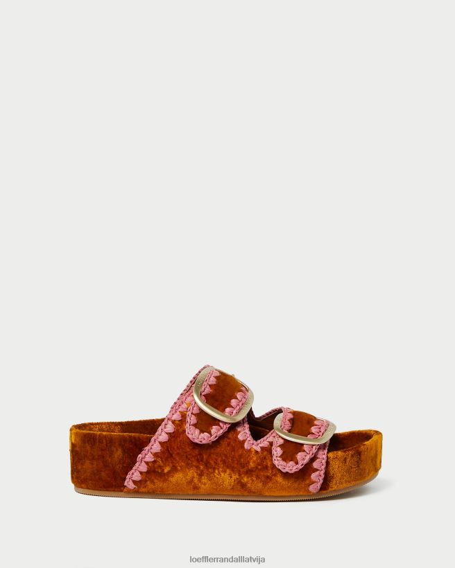 sievietes theo sandales ar kāju okers/sārtums Loeffler Randall kurpes PJ4VVD126