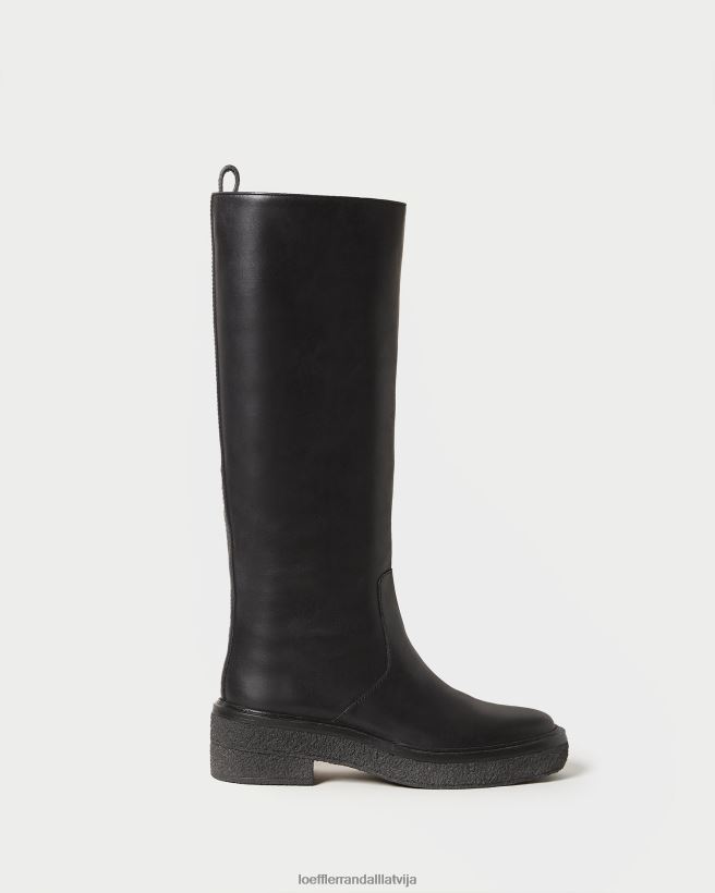 sievietes collins garais zābaks melns Loeffler Randall kurpes PJ4VVD281