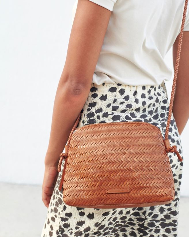 sievietes malory brūns austs crossbody kokmateriāli Loeffler Randall somas PJ4VVD324