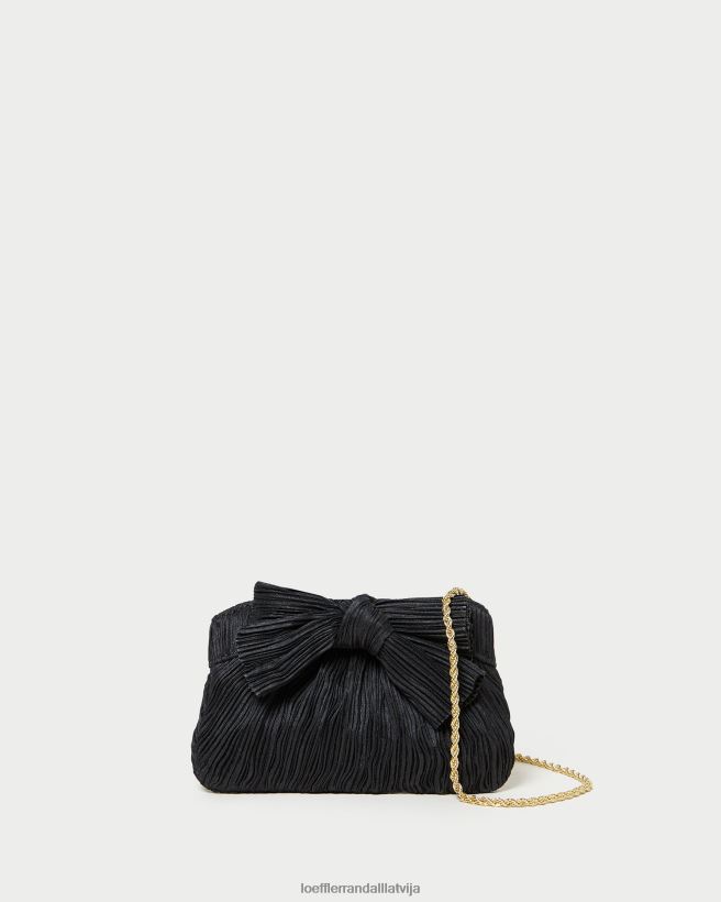 sievietes Rochelle mini priekšgala sajūgs melns Loeffler Randall somas PJ4VVD349