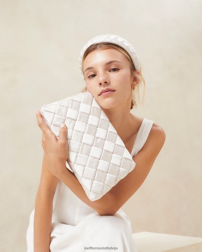 sievietes aviva austs puff sajūgs krēms Loeffler Randall somas PJ4VVD351