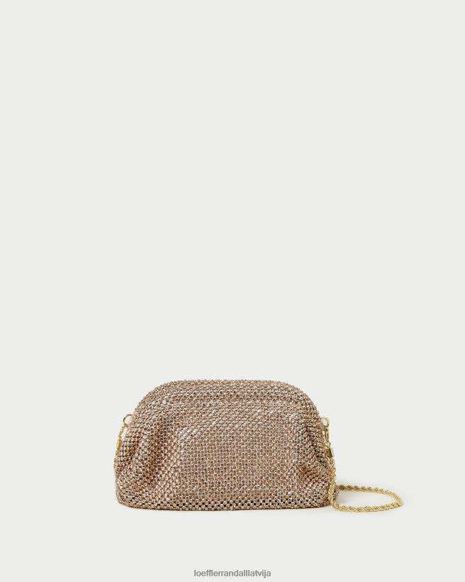sievietes doris diamante mini somiņa gaišs persiks Loeffler Randall somas PJ4VVD369