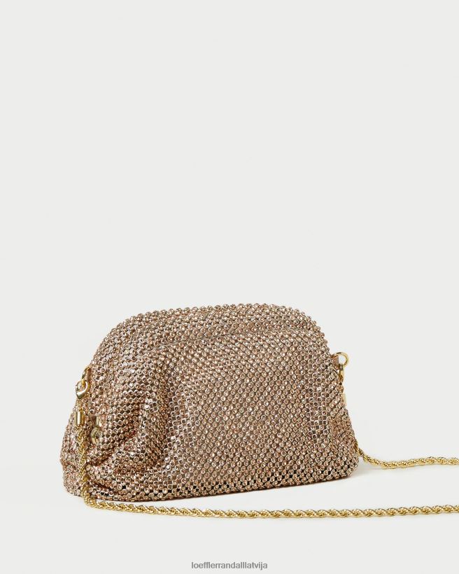 sievietes doris diamante mini somiņa gaišs persiks Loeffler Randall somas PJ4VVD369