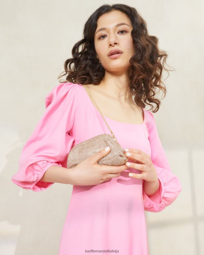 sievietes doris diamante mini somiņa gaišs persiks Loeffler Randall somas PJ4VVD369