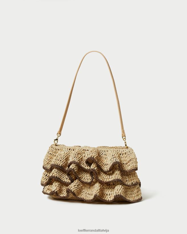 sievietes odette volāns sajūgs dabīgs/brūns Loeffler Randall somas PJ4VVD374