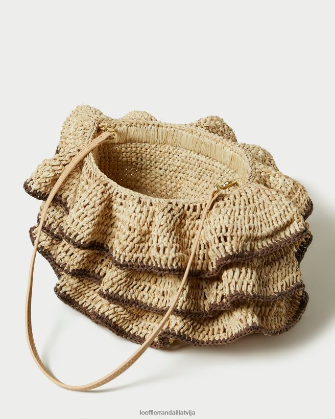 sievietes odette volāns sajūgs dabīgs/brūns Loeffler Randall somas PJ4VVD374