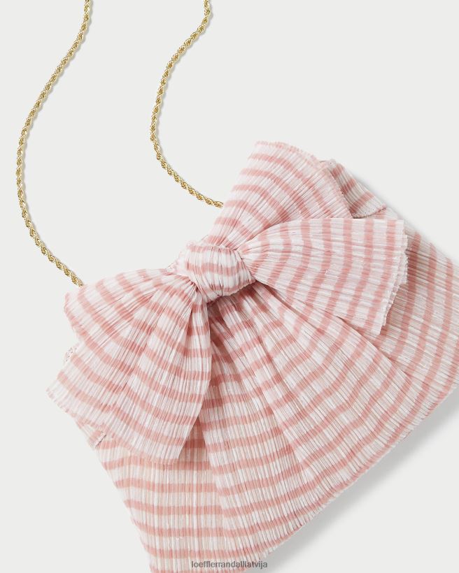 sievietes rayne priekšgala sajūgs maigi rozā gingham Loeffler Randall somas PJ4VVD380