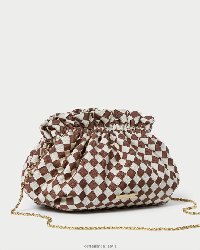sievietes willa mini maciņš brūns/krēms Loeffler Randall somas PJ4VVD383