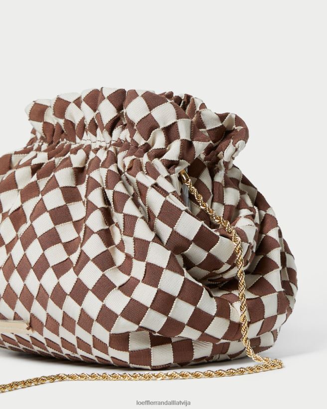 sievietes willa mini maciņš brūns/krēms Loeffler Randall somas PJ4VVD383