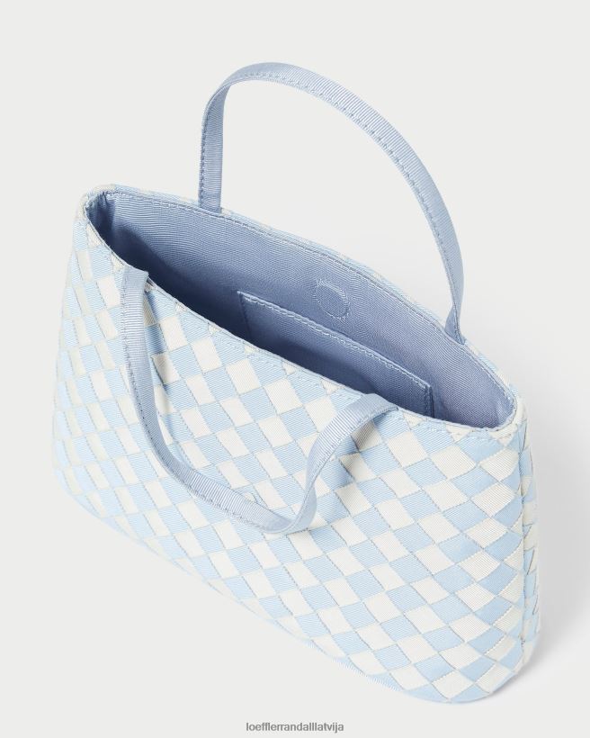 sievietes minnow mini tote gaiši zils/krēms Loeffler Randall somas PJ4VVD317