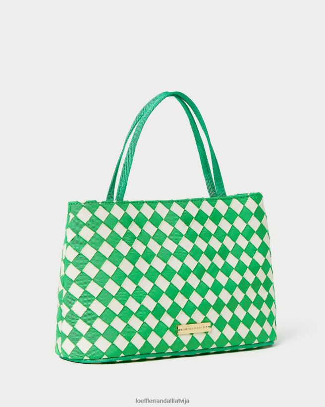 sievietes minnow mini tote zaļš/krēms Loeffler Randall somas PJ4VVD320